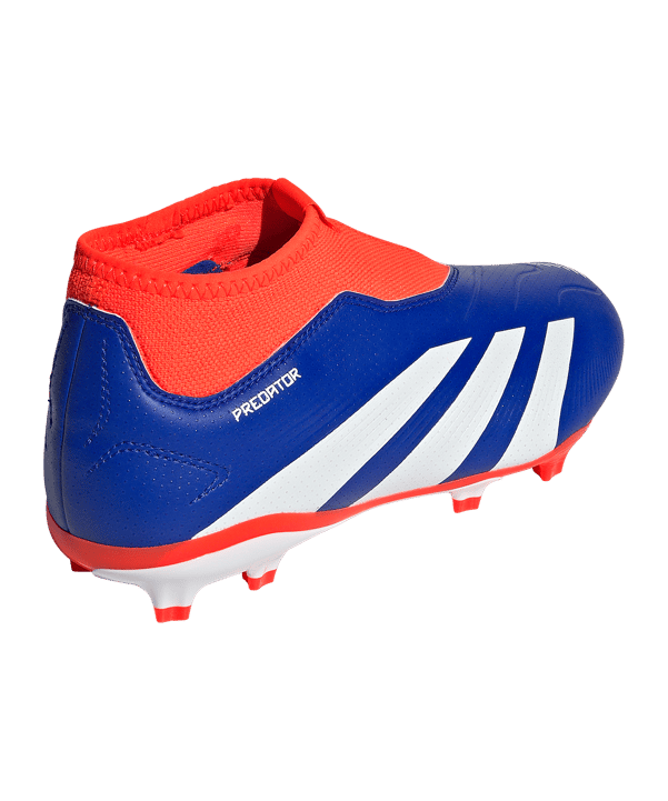 adidas Predator League LL FG Advancement Kids Blau Weiss - blau