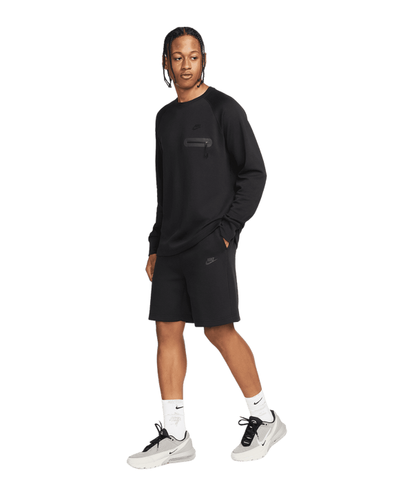 Nike Tech Fleece Short Schwarz F010 - schwarz