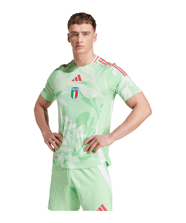 adidas Italien Authentic Trikot Away EM 2025 Grün - gruen