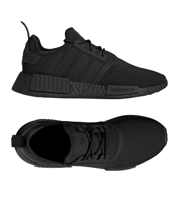 adidas Originals NMD_R1 Primeblue Schwarz Schwarz - schwarz
