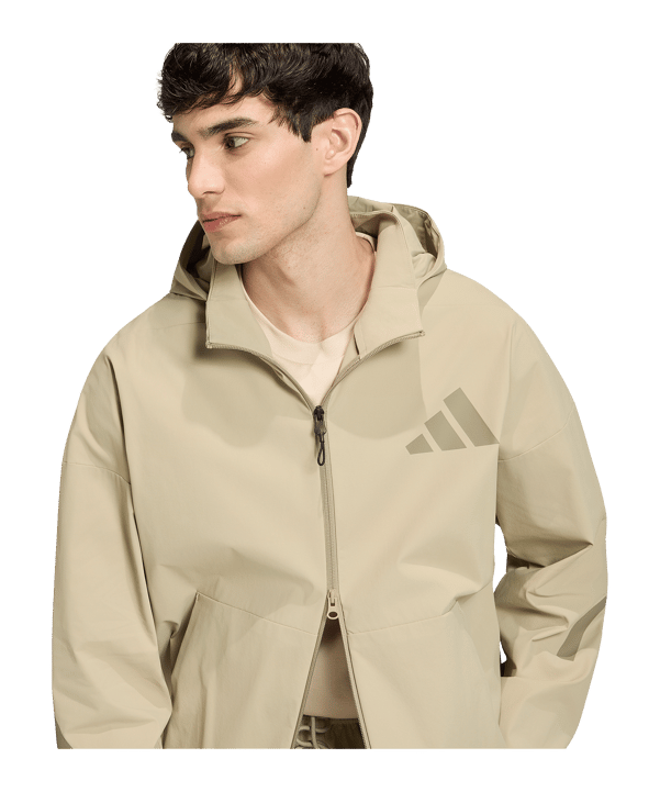 adidas Z.N.E Woven Jacke Braun - braun