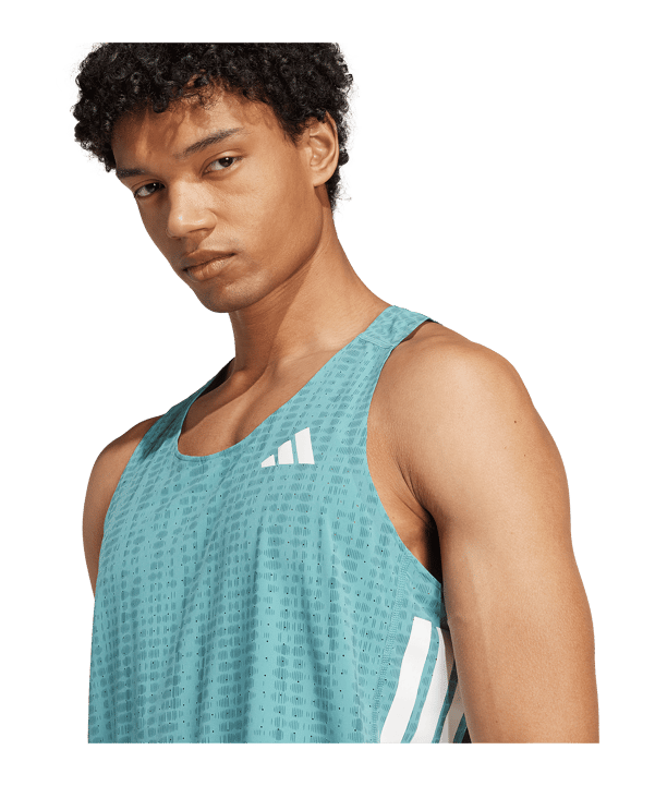 adidas Running Singlet Tanktop Blau - blau