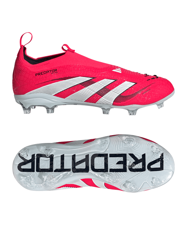 adidas Predator Elite LL FG Pure Victory Kids Rot - rot