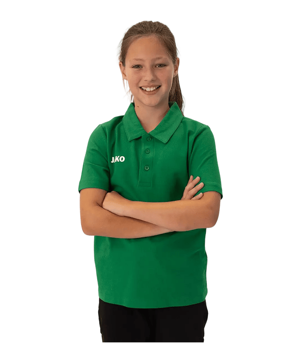 JAKO Base Polo Bambini Verde C006 - verde