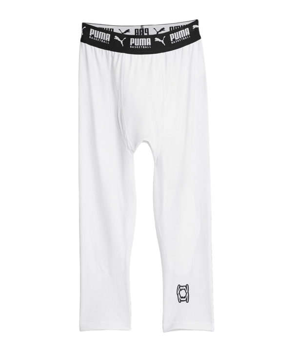 PUMA Hoops Team 3/4 Tight Weiss F02 - weiss