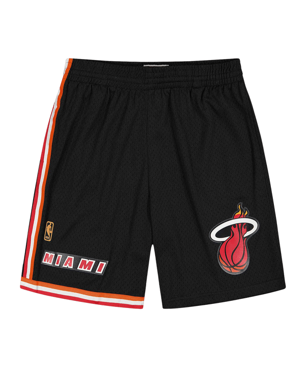 Mitchell and Ness NBA Miami Heat NBA Miami Heat Short Schwarz - schwarz