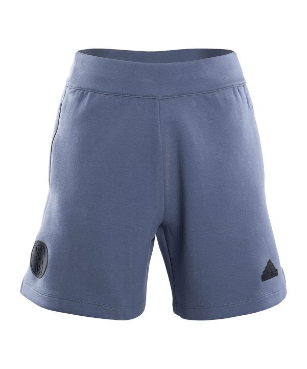 adidas FC Schalke 04 Z.N.E. Short Graublau - blau