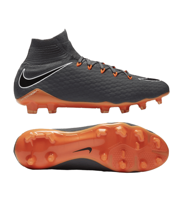 Nike Hypervenom Phantom III Pro DF FG Grau F081 - grau