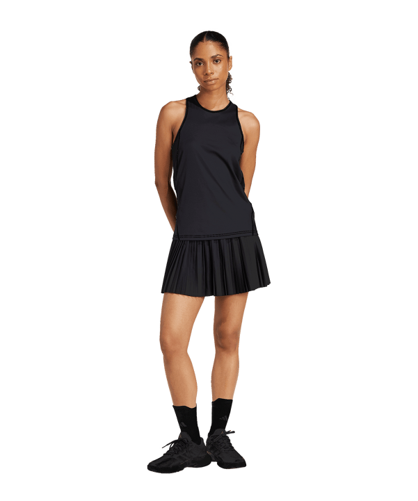 adidas CLUB PLEAT Rock Damen Schwarz - schwarz