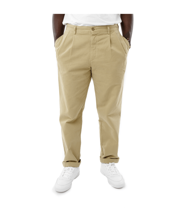 Stan Ray Twill Double Pleat Chino Beige - braun