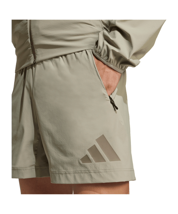 adidas Z.N.E. Woven Short Beige - beige