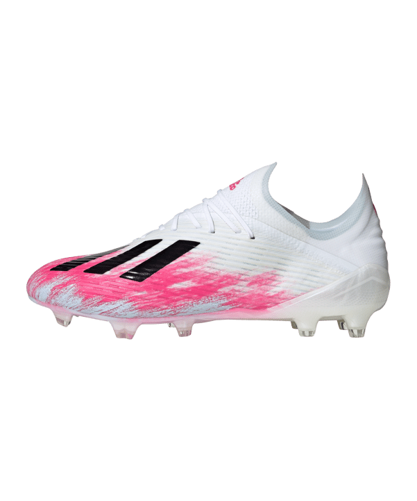adidas X Uniforia 19.1 FG Weiss Pink - weiss