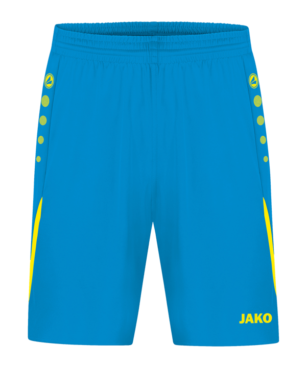 JAKO Challenge Short Damen Blau Gelb F443 - blau