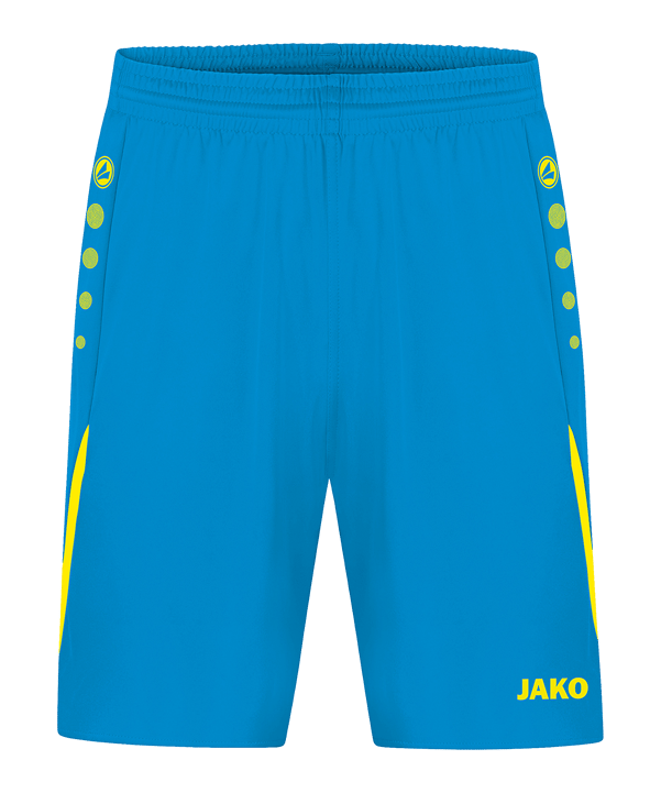 JAKO Challenge Short Damen Blau Gelb F443 - blau