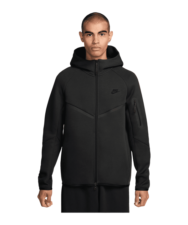 Nike Tech Fleece Hoody Schwarz F010 - schwarz