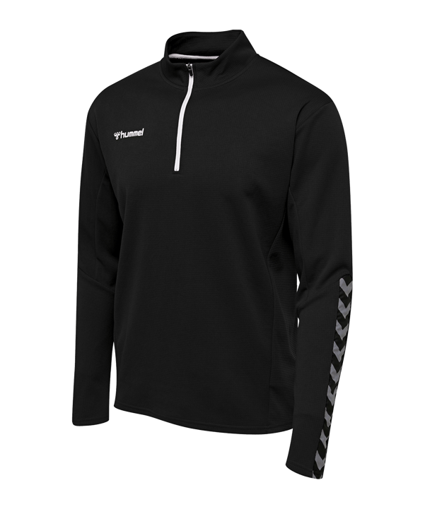 Hummel Authentic HalfZip Sweatshirt Schwarz F2114 - schwarz