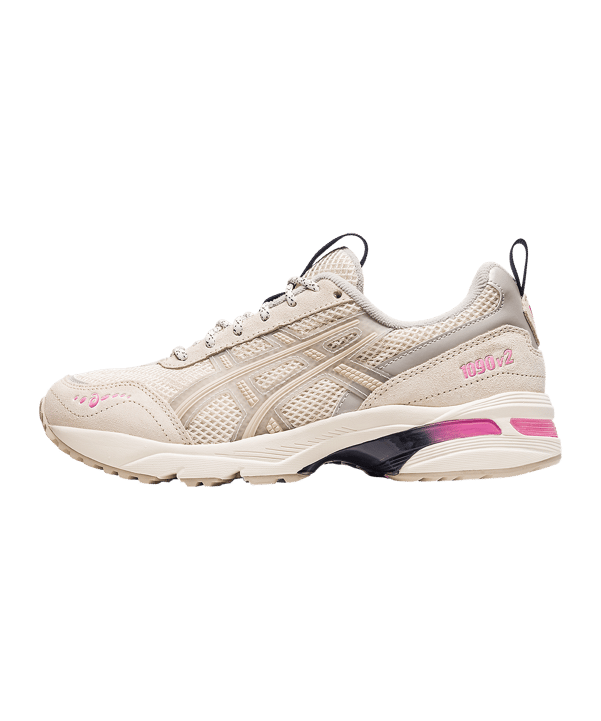 Asics Gel-1090v2 Damen Beige Grau - weiss