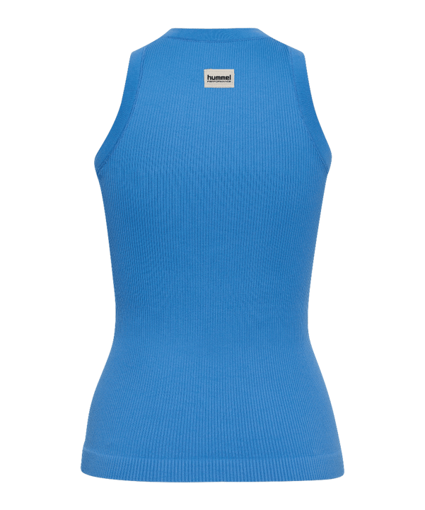 Hummel Pulse Seamless Rib Tanktop Damen Blau F4245 - blau