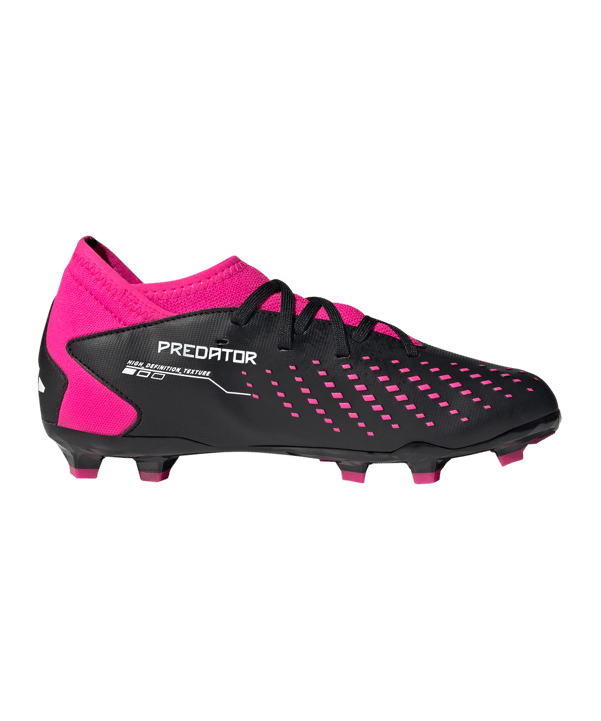 adidas Predator Accuracy.3 FG Own Your Football Kids Schwarz Weiss Pink - schwarz