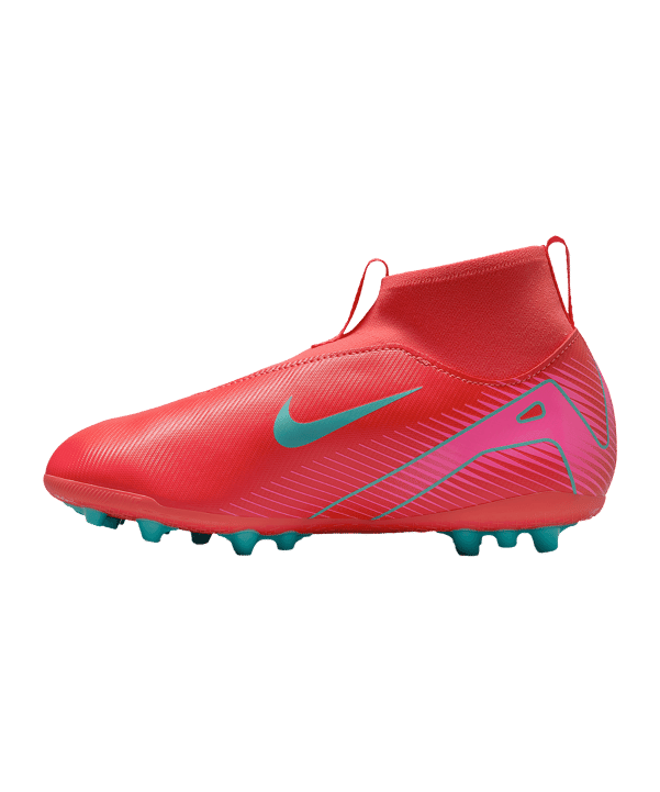 Nike Jr Air Zoom Mercurial Superfly X Academy AG Mad Energy Kids Rot F800 - rot