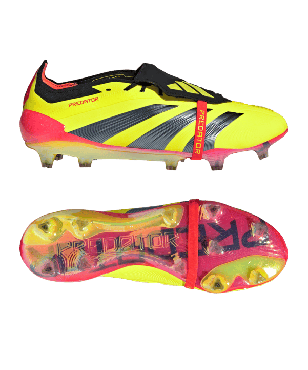 adidas Predator Elite FT FG Energy Citrus Gelb Schwarz Rot - gelb