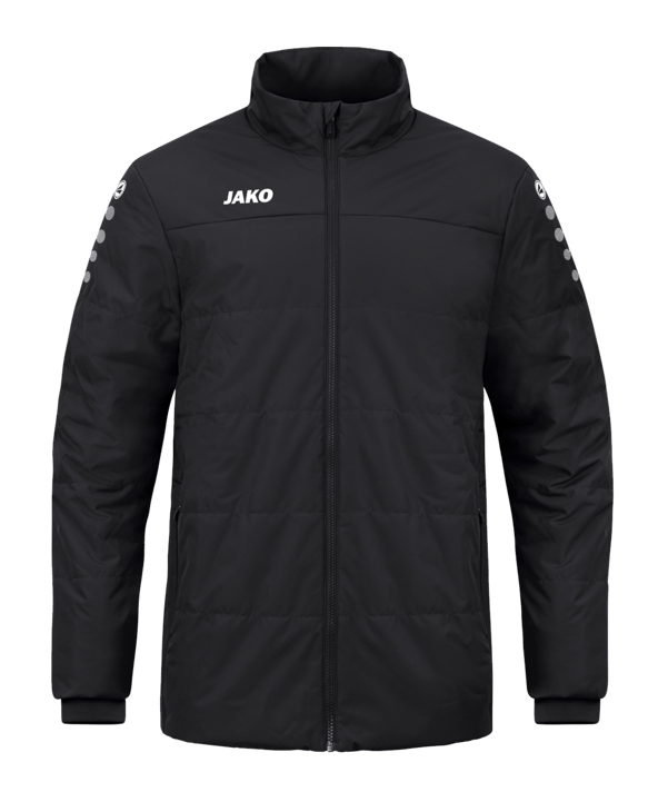 JAKO Team Coachjacke Kids Schwarz F800 - schwarz
