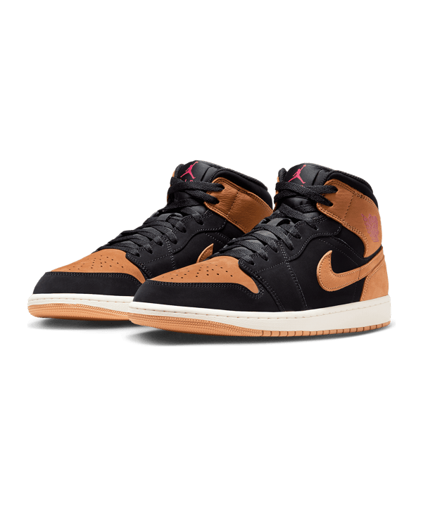 Jordan Air Jordan 1 Mid Se Schwarz F002 - schwarz