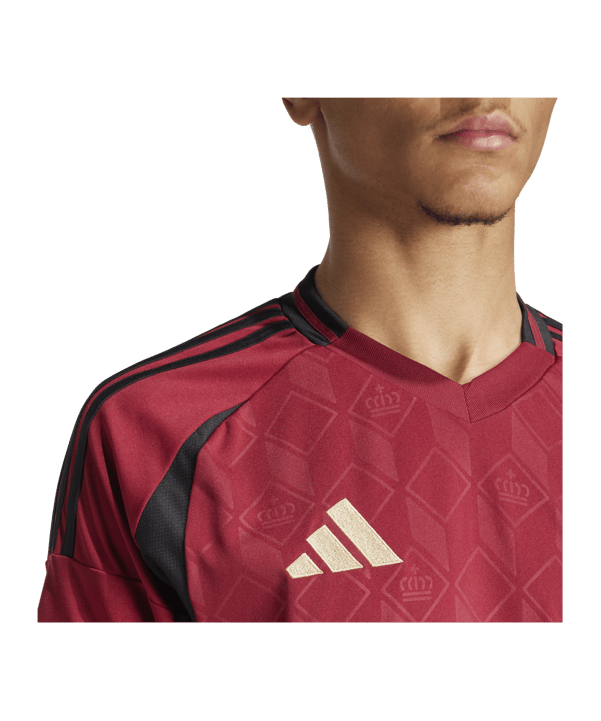 adidas Belgien Trikot Home EM 2024 Rot - rot
