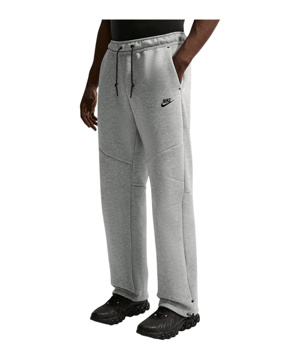 Nike Tech Open Hem Jogginghose Grau