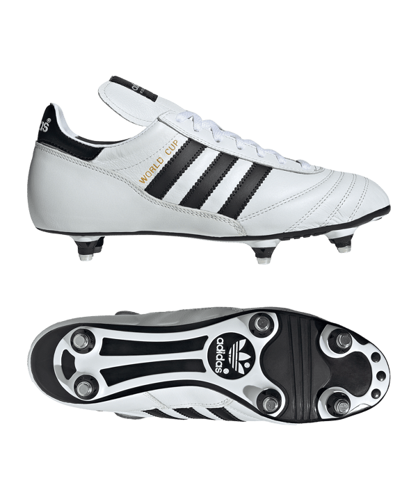 adidas World Cup SG Classics White Weiss Schwarz Gold - weiss