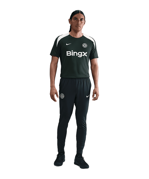 Nike FC Chelsea London Trainingsshirt Grün F347 - gruen
