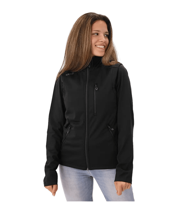 JAKO Premium Softshellweste Damen Schwarz F800 - schwarz