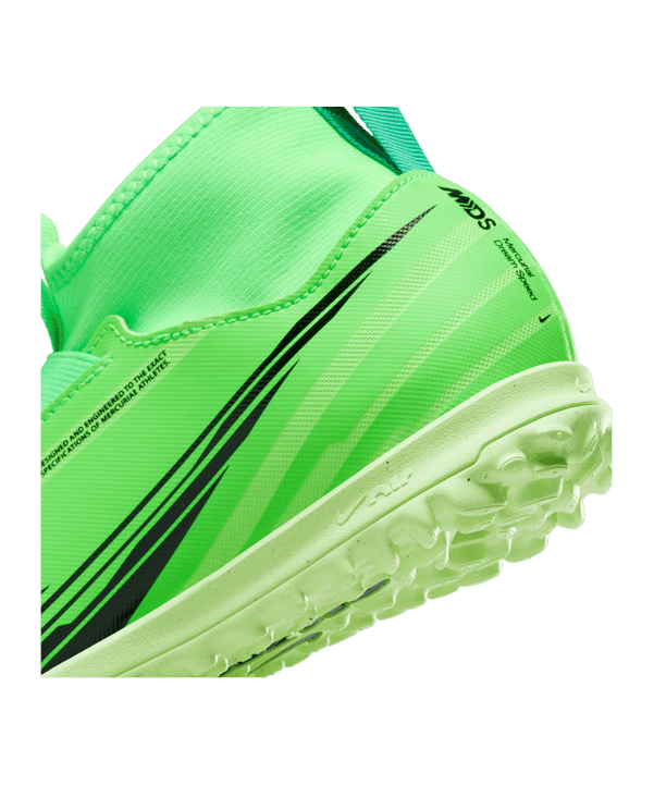 Nike Jr Air Zoom Mercurial Superfly IX Academy TF Dream Speed 8 Kids Grün Schwarz F300 - gruen