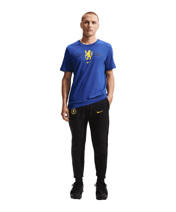 Nike FC Chelsea London Tech Fleece Jogginghose Blau F426 - blau