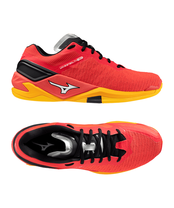 Mizuno WAVE STEALTH NEO Schuh Rot F01 - rot