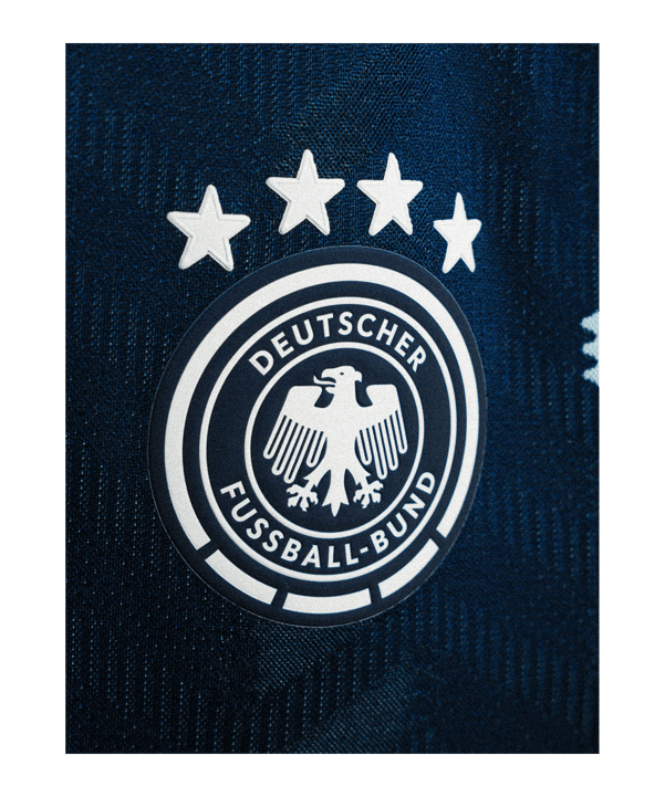 adidas DFB Deutschland Trikot Langarm Away WM 2026 Blau - blau