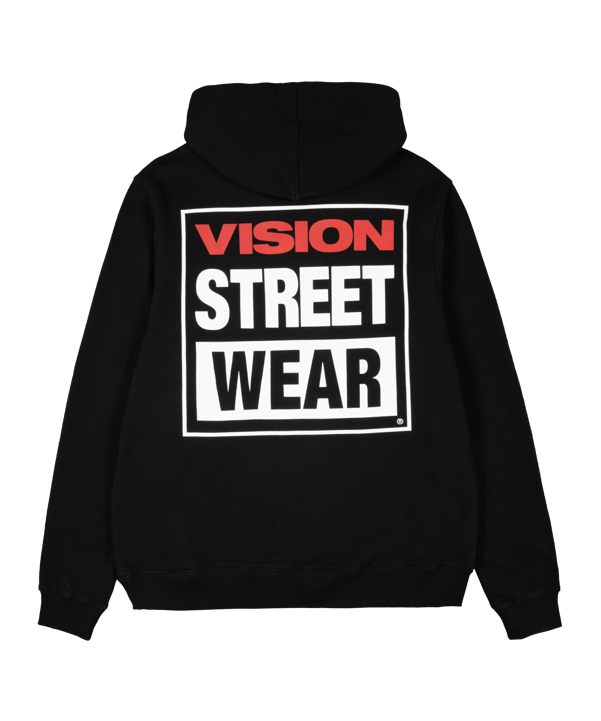 Vision Street Wear OG Box Hoody Schwarz - schwarz