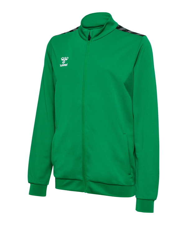 Hummel Authentic Pl Trainingsjacke Kids Grün F6235 - gruen