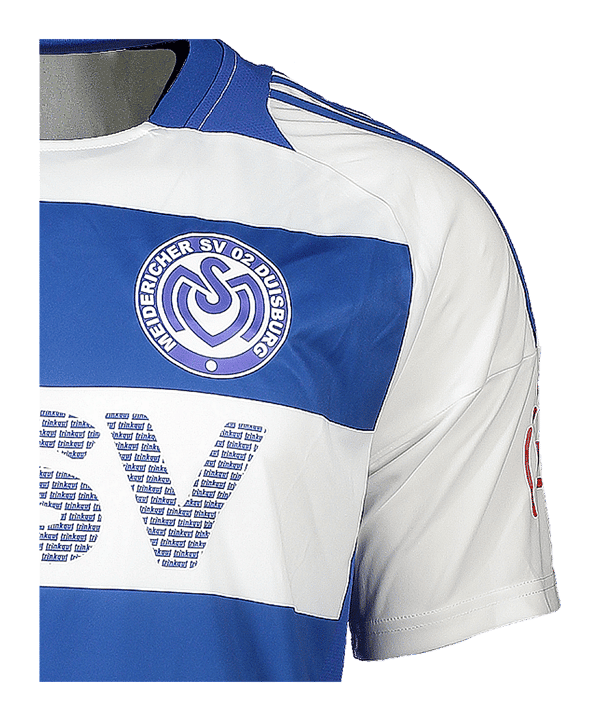 adidas MSV Duisburg Trikot Home 2024/2025 Kids Weiss - weiss