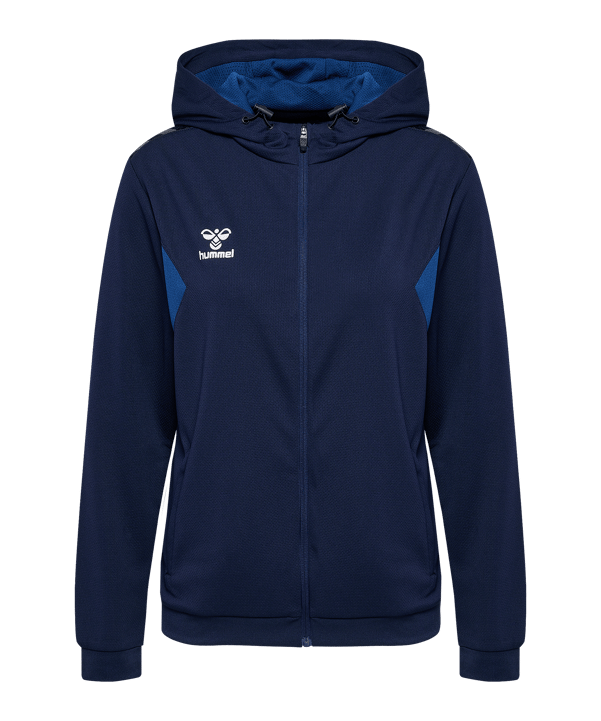 Hummel AUTHENTIC PL Kapuzenjacke Damen Blau F7026 - blau