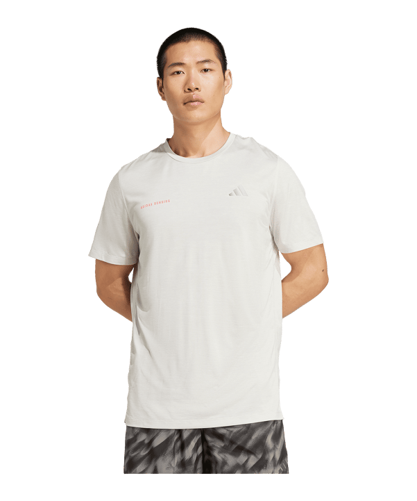 adidas Own the Run T-Shirt Grau - grau