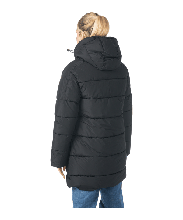 Erima Premia Parka Winterjacke Damen Schwarz - schwarz