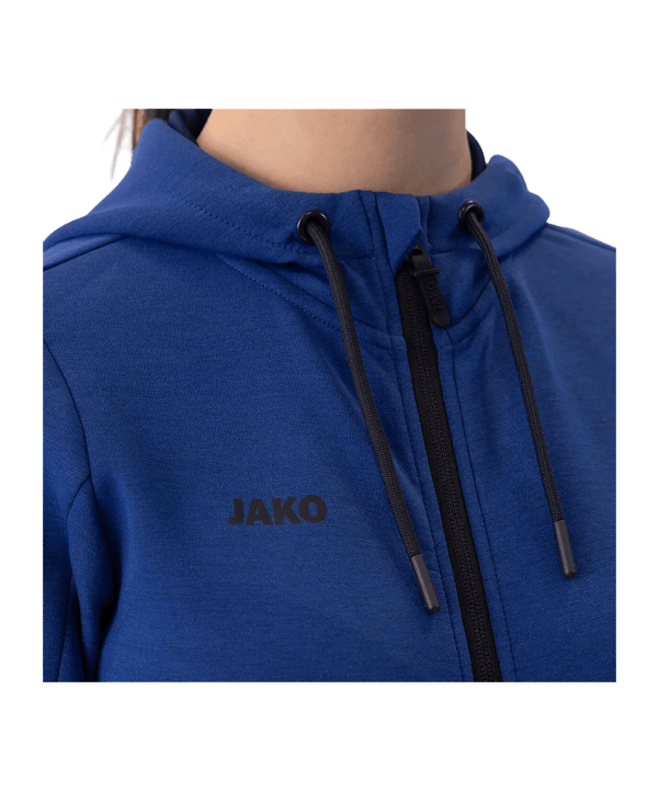 JAKO Premium Basic Veste à capuche Femmes Bleu C004 - bleu