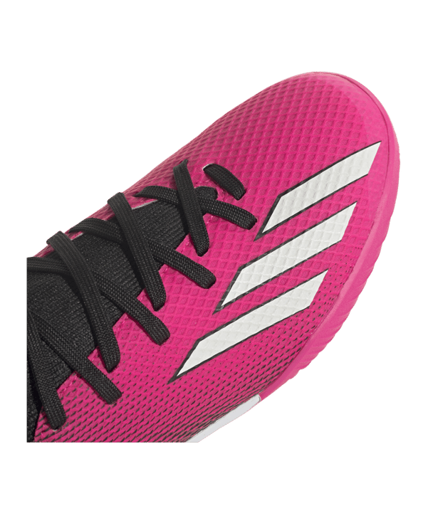adidas X Speedportal.3 IN Halle Own Your Football Kids Pink Schwarz Weiss - lila