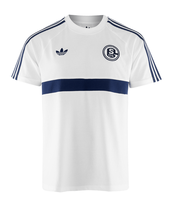 adidas Originals FC Schalke 04 T-Shirt Blanc - blanc