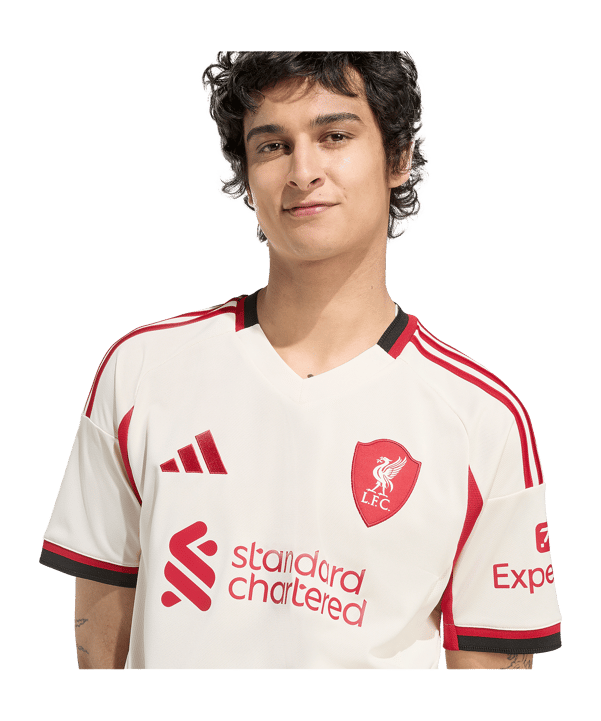 adidas FC Liverpool Trikot Away 2025/2026 Weiß - weiss