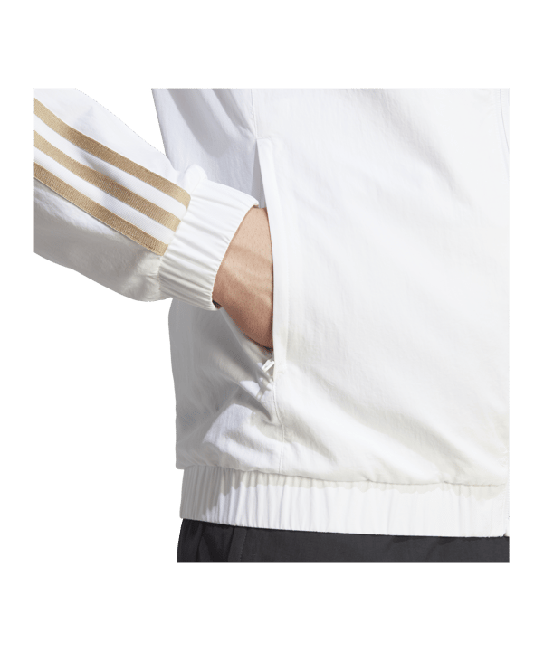 adidas Italien 125 Trainingsjacke Weiss - weiss