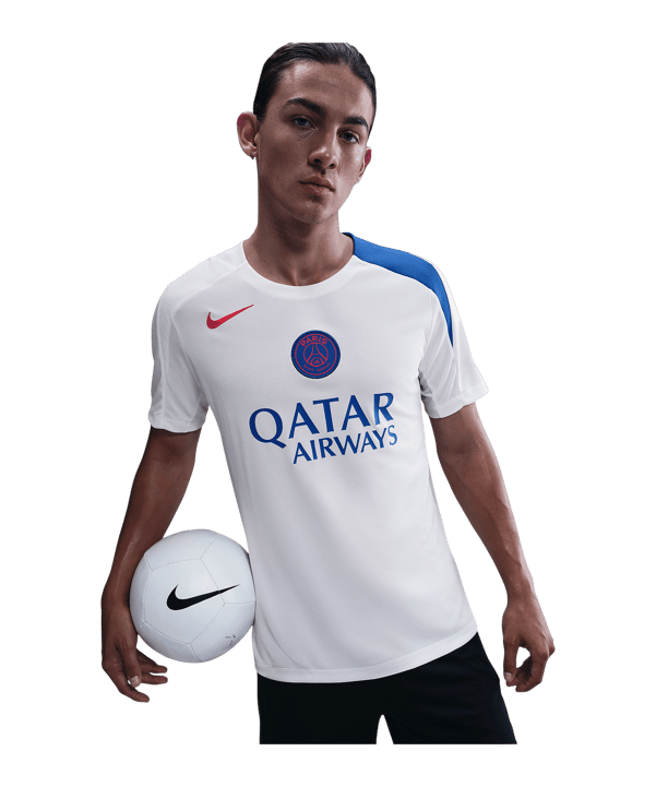 Nike Paris Saint-Germain Strike Trainingsshirt Weiß F101