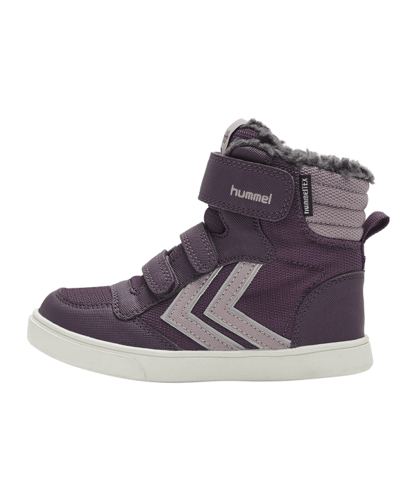 Hummel Stadil Super Poly Mid Sneaker Kids Rot F4079 - rot