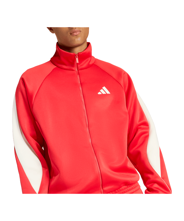 adidas Stadium Track Top Jacke Rot - rot